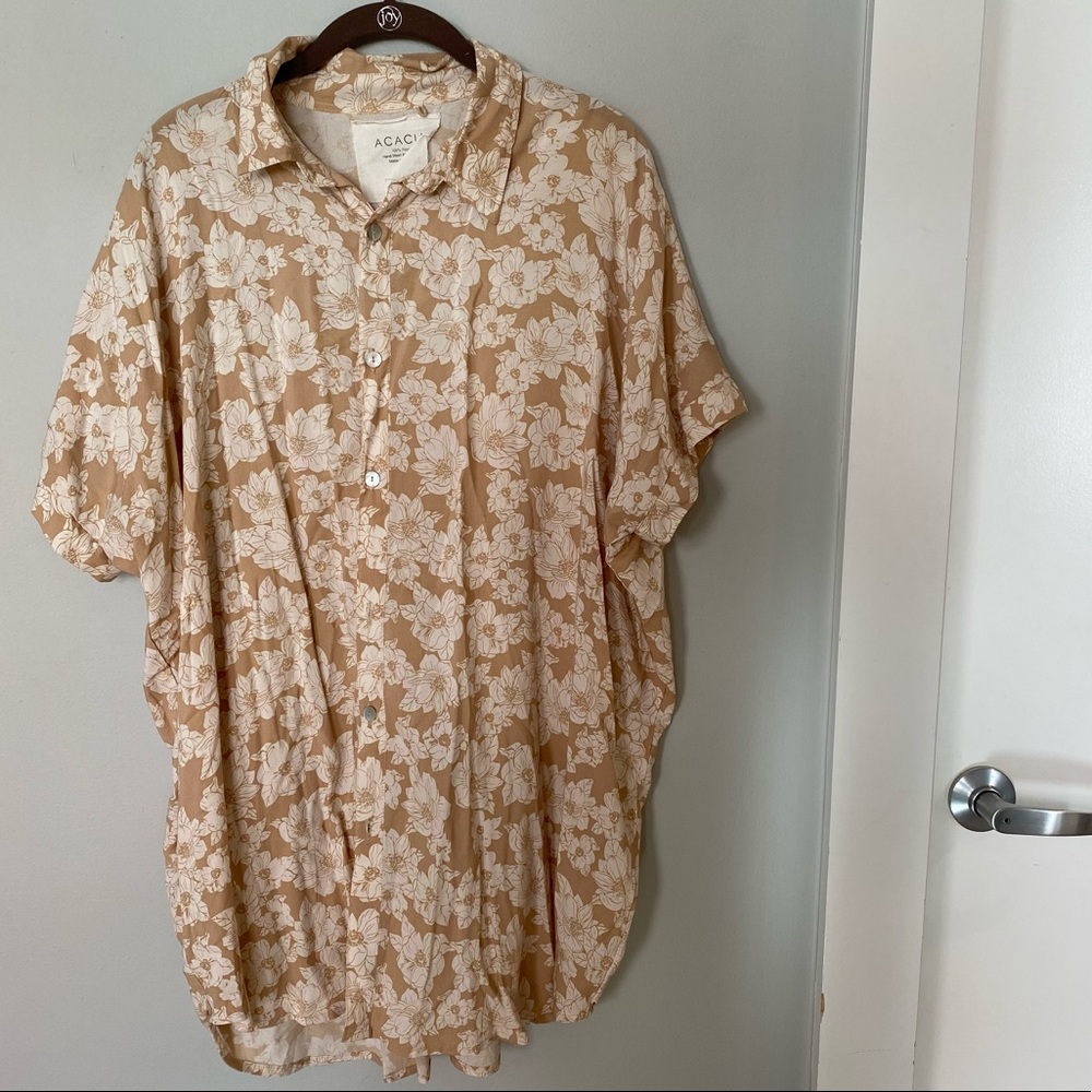 COPY - Floral Button Down Shirt Dress